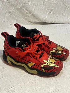 NEW Adidas D.O.N. ISSUE #3 MARVEL SPIDER-Man Shoes, Red/Gold/Black, GZ5496, Sz 7 - Picture 1 of 5