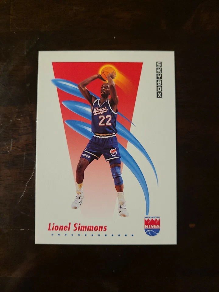 1991-92 SkyBox Lionel Simmons #250 Sacramento Kings - Image 1 of 1