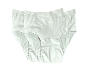 Damen Hygiene Slip 2er-Pack Weiß Gr. S, M - Picture 1 of 1