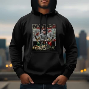 El Chapo Street Wear Graphic Hoodie To Complement Jordan 12 Wolf Gray Sneaker - Picture 1 of 2