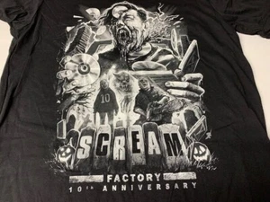 Scream Factory 10th Anniversary T-Shirt NEW Size M Gutter GarbsHalloween Horror - Picture 1 of 2