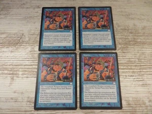 4x Apathy - Weatherlight - NM/EX - 2x English 2x German - OOP MTG - Bild 1 von 5