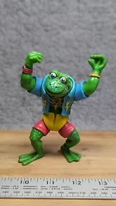 Genghis Frog action fig Teenage Mutant Ninja Turtles Playmates 1989 loose Mirage - Picture 1 of 8