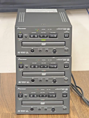 Pioneer DVD-V7400 reproductores de DVD; lote de 3; probado no funciona; para piezas Foto 1 de 4