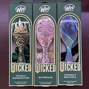 WICKED Wet Brush Set Of 3 So Popular Wickedly Beautiful Totally NEW! - Picture 1 of 2
