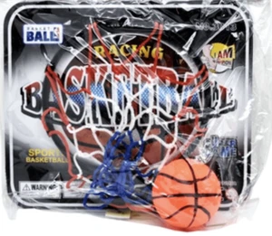 Toy Basketball Set, incl. 7.5 inch Basket and 3 inch Soft Basket Ball for 3+ yrs - Picture 1 of 1