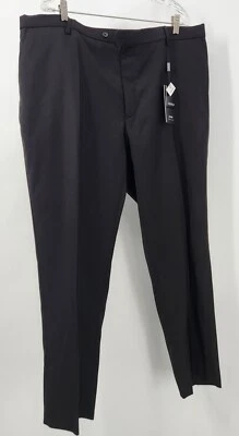 NEW Mens Angelo Rossi Black Dress Pants Size 44W - Image 1 of 4