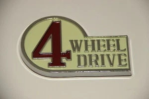 For Toyota Land Cruiser FJ40 FJ43 Wheel Drive Rear Emblem Logo - Picture 1 of 2