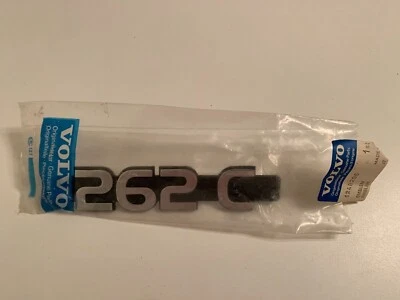 Emblema de porta-malas NOS Volvo 240 260 262 C 262C raro 1248206 - Imagem 1 de 4