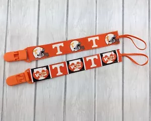 Vols Pacifier Clip, Tennessee College Pacifier Clip, Baby Shower Gift, Nuk - Picture 1 of 5