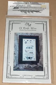 Stitchers Attic "Oh Gentle Moon" Cross Stitch Pattern w / Charms & Ribbon NIP - Imagen 1 de 3