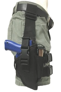 Tactical Thigh leg Gun holster With Magazine Pouch fits Ruger SR 1911 - Picture 1 of 6