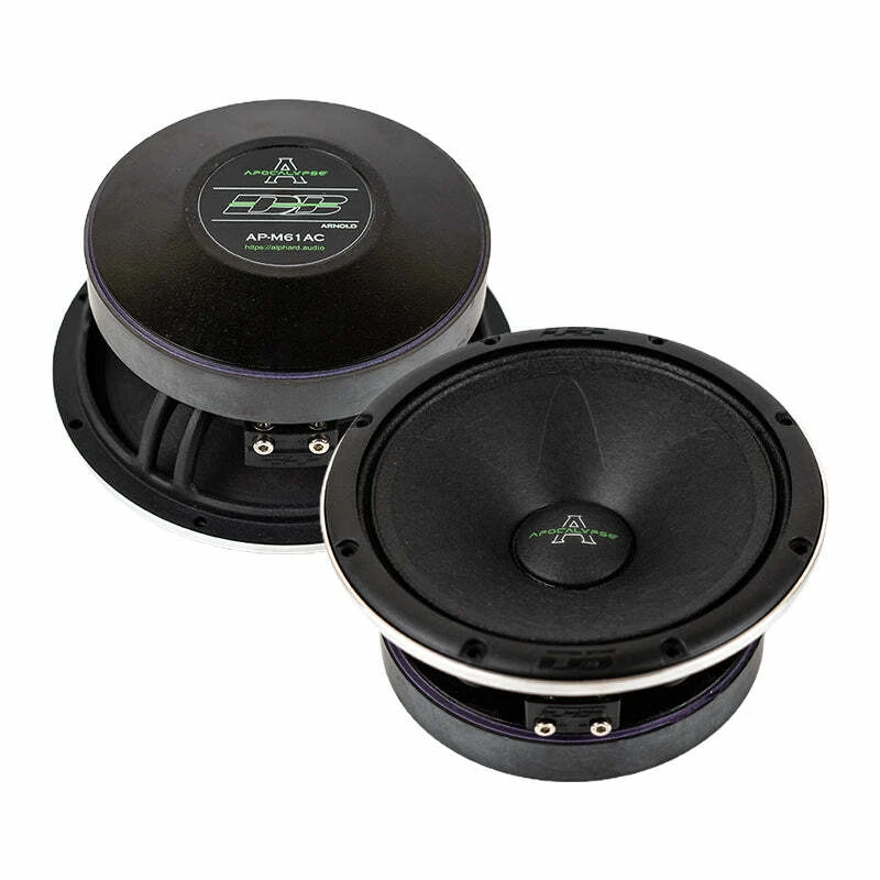 Deaf Bonce Apocalypse AP-M61AC 6.5" Mid-Range Speakers (Pair) Car Audio