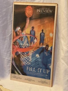 Carmelo Anthony - Signed Nuggets Newspaper Page - Picture 1 of 2
