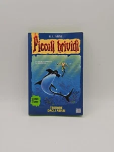 PICCOLI BRIVIDI TERRORE DAGLI ABISSI R.L. STINE LIBRO ITALIANO ADESIVI COMPLETI - Foto 1 di 6