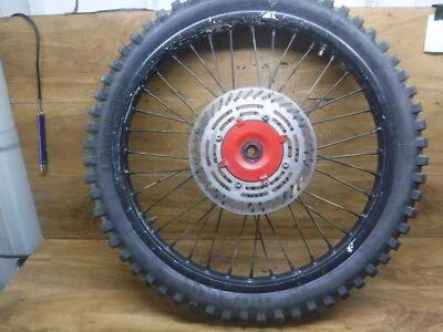 88 Honda CR125R CR 125R 1988 OEM LLANTA DELANTERA HUN HOOP ROTOR DISCO ENVÍO RÁPIDO Foto 1 de 4
