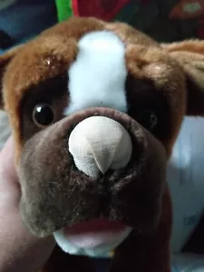 BAB Build a Bear große mollige Bulldogge bellt Stofftier 16 Zoll - Bild 1 von 3