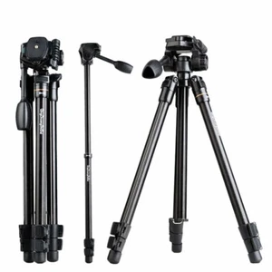Aluminum Fluid Tripod Head Camera Tripod Monopod + Ball Head Kit for Camera - Picture 1 of 6