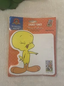 1998 USPS Looney Tunes Stamp Collection Tweety Laughing Memo Note Pad - Picture 1 of 5