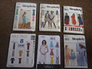 Vintage Clothes Patterns, Simplicity, McCall's, Vogue Lot of 6 - Picture 1 of 13