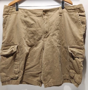 Pantalones cortos de carga Faded Glory para hombre 44 caqui bronceado camping senderismo al aire libre - Imagen 1 de 6
