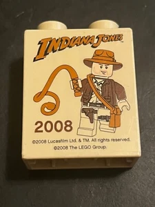 Lego Duplo - Legoland Indiana Jones Tan Promotional Brick - 2008 - Picture 1 of 3