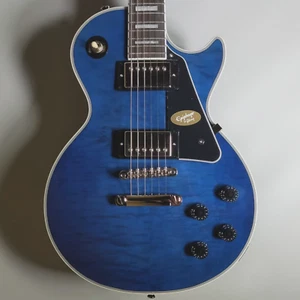 Epiphone Les Paul Custom Quilt Viper Blue New - Picture 1 of 9