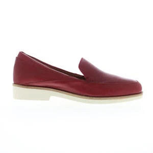 Softwalk Windor S2111-601 Womens Red Narrow Leather Loafer Flats Shoes - Picture 1 of 8