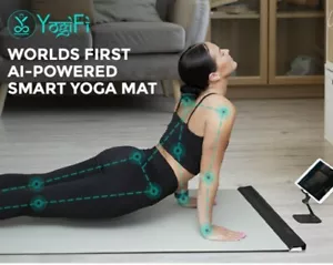 Estera de yoga antideslizante inteligente YogiFi con tecnología de IA gimnasio en casa ¡primera de su tipo!¡! - Imagen 1 de 16