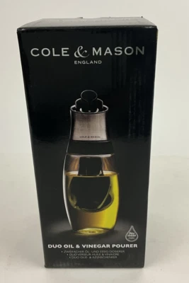 COLE & MASON Duo Oil & Vinegar Pourer - Stainless Steel Spout - Image 1 of 4