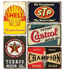 Vintage  Tin Signs Retro Garage Signs for Men Wall Decorations Old Car Shop