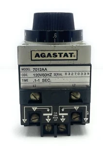 Agastat 7012AA Spule: 120V60HZ Timing Delay Relais 1-1 Sec Elektromechanisch - Bild 1 von 11