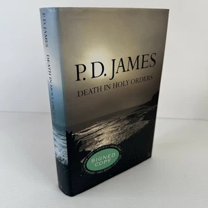 P D James - Death in Holy Orders - Signed - 1st/1st (2001 First Edition DJ) - Picture 1 of 10