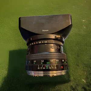 ZENZA BRONICA ZENZANON PE 75MM F2.8 MF PRIME LENS FOR ETR ETR-S EXC + WITH CASE - Picture 1 of 4