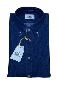 BD BaggieS Button Down Denim Hemd mit Tasche - Bild 1 von 4