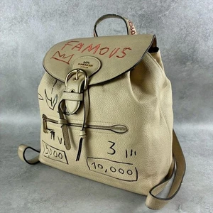 Mochila Coach Basquiat Collaboration Cleo - Bordada Marfil - Imagen 1 de 11