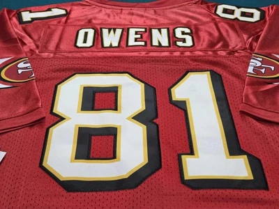 TERRELL OWENS CUSTOM **XL* THROWBACK JERSEY, SEWN - Image 1 of 4