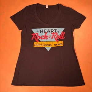 Heart of Rock n Roll Huey Tribute band t-Shirt female large - Picture 1 of 4