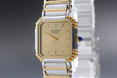 [Near MINT] RADO 133.9564.2 19mm Gold Dial Two-Tone color Quartz Woman's Watch - Image 1 of 4