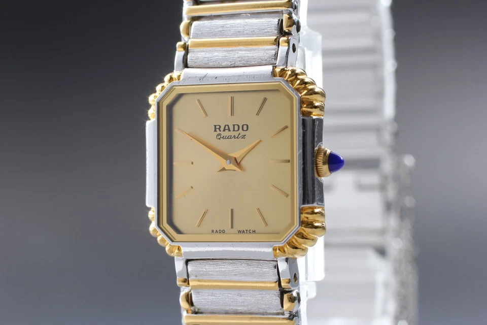 [Near MINT] RADO 133.9564.2 19mm Gold Dial Two-Tone color Quartz Woman's Watch - image 1 of 4
