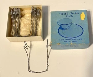 Lote de 12 tazas de té Terrys vintage años 50 algunas usadas una vez - Imagen 1 de 6