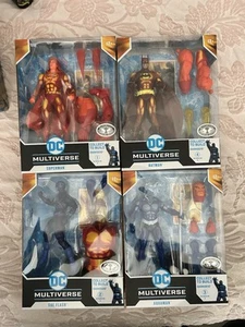 DC McFarlane Multiverse Justice League Task Force (Platinum) Set Of 4 - Picture 1 of 2
