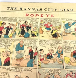 Tiras cómicas vintage de 90 años Kansas City Star periódico 1935 divertido - Imagen 1 de 12