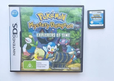 Pokemon Mystery Dungeon Explorers Of Time 2008 Ds Game With Inserts - Image 1 of 4