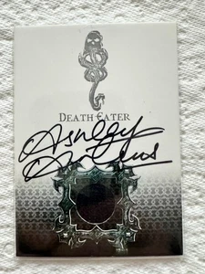 Harry Potter Autograph Costume Card Death Eaters Ashley Artus DE1 - Picture 1 of 4