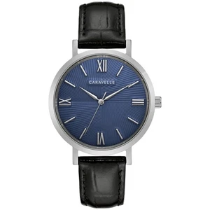 Caravelle By Bulova 43A152 Men's Watch, Blue Dial, Leather - Picture 1 of 3