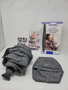 Boppy ComfyFit Baby Carrier - 0m+ 8-35lbs Heathered Gray Box U - Picture 1 of 7