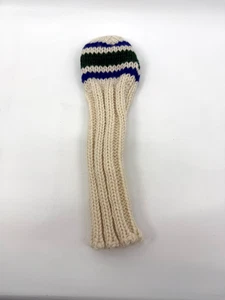 Sunfish Fairway Headcover 3 5 7 9 x Strick Wolle weiß blau grün Farben 145 - Bild 1 von 1