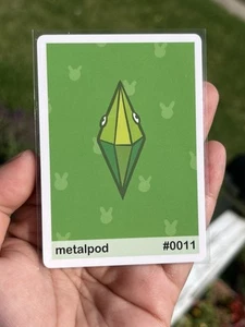 Pookiemoot Metalpod #0011 Metapod Pokemon Fan Art - Bild 1 von 2
