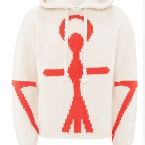 J.W. ANDERSON: Men's 100% Wool Anchor Logo Hoodie - XS - Picture 1 of 7